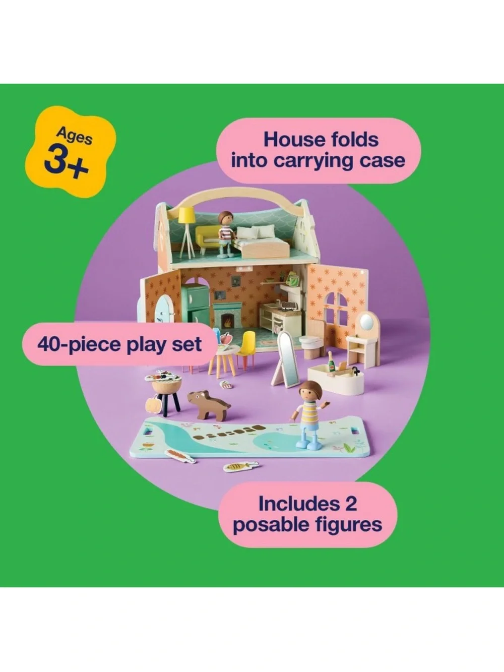Fold and Go Dollhouse - Gigglescape